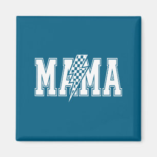 Mama bliksemschicht grafisch retro moeder trots ve magneet