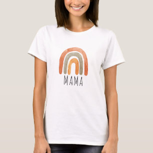Mama Boho Rainbow Family Matching T-shirt