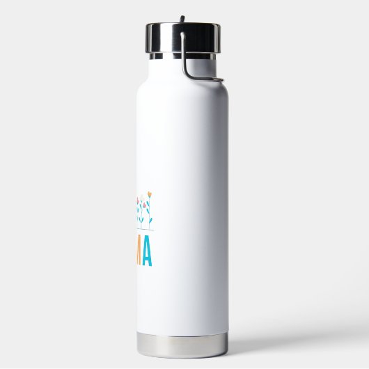 "MAMA", Bouteille d'eau avec Paille de Pop Up (Gym)