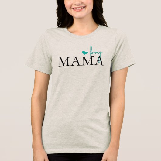 MAMA boy Tri-Blend Shirt (Voorkant)