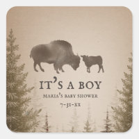 Mama Buffalo Evergreen Boy Baby shower