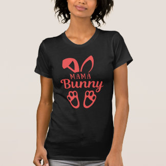Mama bunny, een geschenk van de zeegroen, mothers  t-shirt