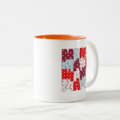 "MAMA" Bunny Love Stack Mug - Sweet Gift for Moms (Devant droit)