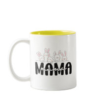 Mama Bunny Mug - Jolie famille lapin cadeau