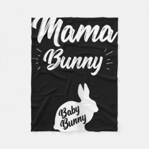 Mama Bunny T-shirt Zwangere Vrouwen Verwacht Aanko Fleece Deken