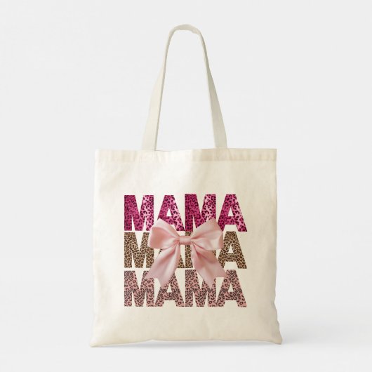 "MAMA"-Canvas tas (Achterkant)
