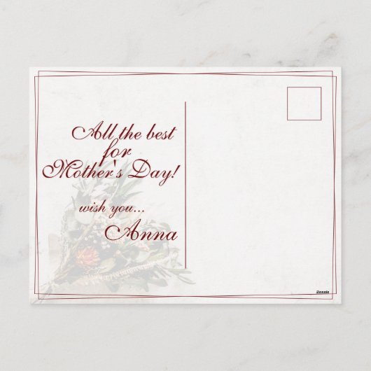 Mama - carte postale de vacances tout simplement i (Dos)