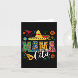 Mama Cita Cinco de Mayo Mexicaanse Sombrero gitaar Kaart