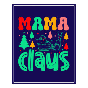 Mama Claus Christmas Design-60097 Foto Afdruk