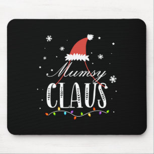 Mama Claus Familie Bijpassende Kerstman Hoed Kerst Muismat