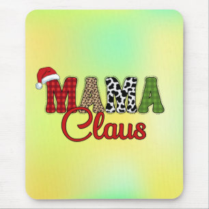 Mama Claus geruite ontwerp Muismat
