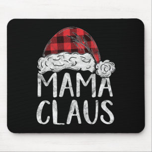 Mama Claus kerstkostume Gift Santa Matching F Muismat