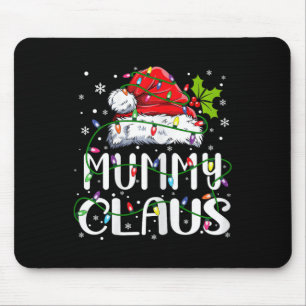 Mama Claus Kerstman Hoed Matching Familie Xm Muismat