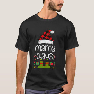 Mama Claus Matching Familiegroep Grappige Kerst M T-shirt