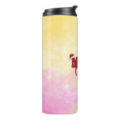 Mama Claus Plaid Pattern-60096 Thermosbeker (Gedraaid links)