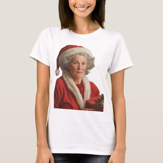 Mama Claus T-shirt (Voorkant)