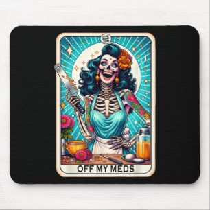 Mama Club Tarot Kaart Skelet Halloween Muismat