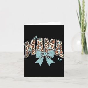 Mama coquette strik jachtluipaard luipaard print m kaart