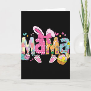 Mama Coquette Strik Konijn Pasen Grappige Moeder M Kaart