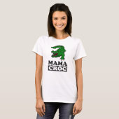 Mama Crocodile T-Shirt Animal Maman Cadeau (Devant entier)