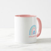 Mama Cute Rainbow Coffee Mug (Devant droit)