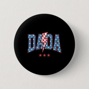 Mama Dada Mini 4 juli Amerikaanse familie Matchin Ronde Button 5,7 Cm