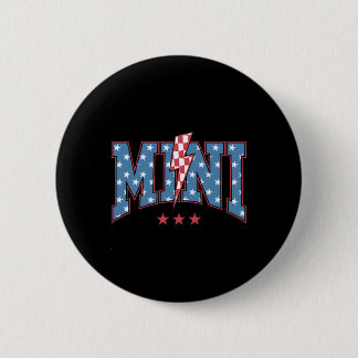 Mama Dada Mini 4 juli Amerikaanse Familie Matching Ronde Button 5,7 Cm
