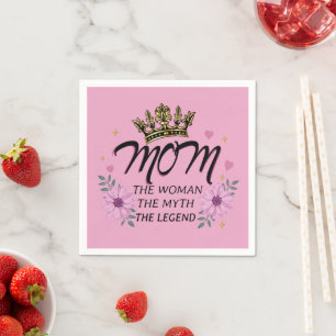Mama De Vrouw De Mythe De Legende Servet