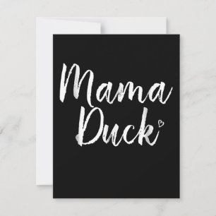 Mama Duck, Cute Duck, Mors Day, Gifts mama Kaart