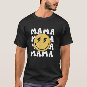 Mama Een Gelukkig Dude Verjaardag Thema Familie Ma T-shirt
