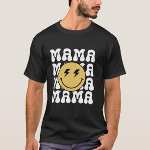 Mama Een Gelukkig Dude Verjaardag Thema Familie Ma T-shirt