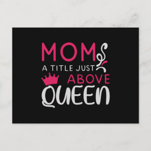 Mama - Een titel net boven Koningin Briefkaart