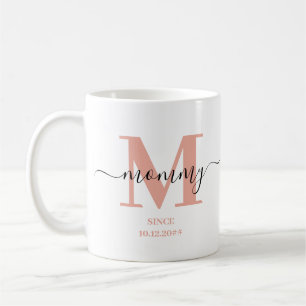 Mama Elegant Script Monogram Koffiemok