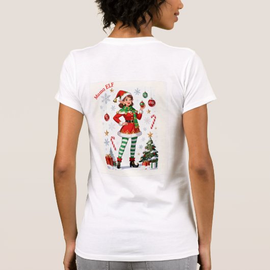 Mama Elf T-Shirt (Dos)