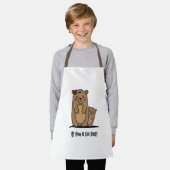 Mama en Baby Beer | Beste Moeder Schort (Gedragen)