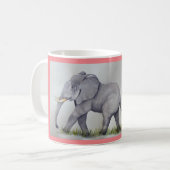 Mama en Baby Elephant Koffiemok (Voorkant links)