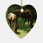 Mama en Baby Keramisch Ornament (Rechts)