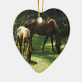 Mama en Baby Keramisch Ornament (Links)