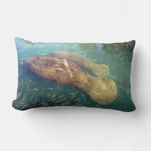 Mama en Baby Manatee Pillow Kussen