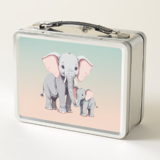 Mama en baby olifant lunchbox