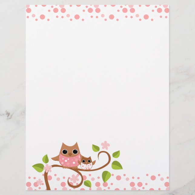 Mama en Baby Owl (Voorkant)