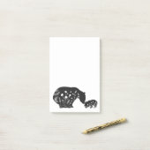 Mama en Baby Post-it Notes (Op bureau)