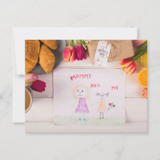 Mama en ik briefkaart