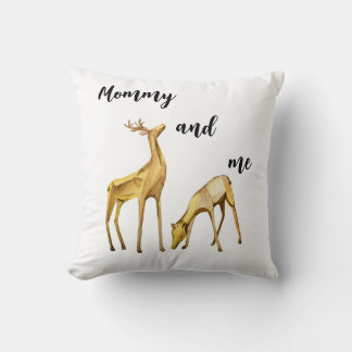 Mama en ik Deer Kussen