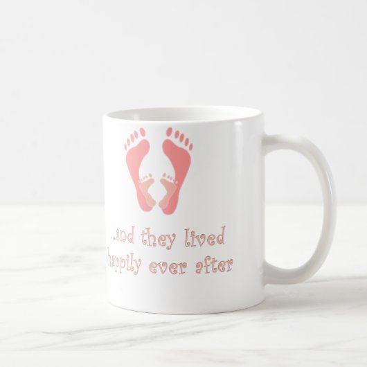 Mama en ik eten koffiemok (Rechts)