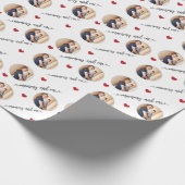 Mama en ik Moederdag Custom Photo Cadeaupapier (Hoek)