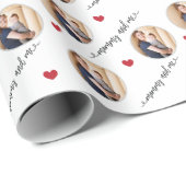Mama en ik Moederdag Custom Photo Cadeaupapier (Rol Hoek)