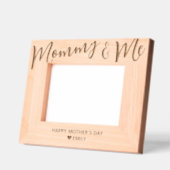 Mama en ik op maat gegraveerd Moederdag Lijst (Links)