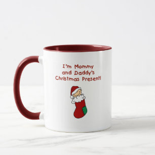 Mama en papa's kerstcadeau mok