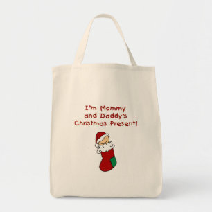 Mama en papa's kerstcadeau tote bag